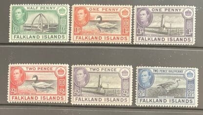 Falkland Islands Scott # 84-87 Mint Hinged