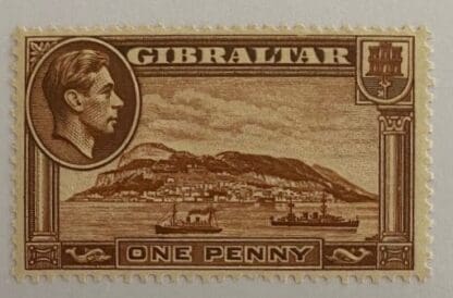 Gibraltar Scott # 108 Mint Never Hinged