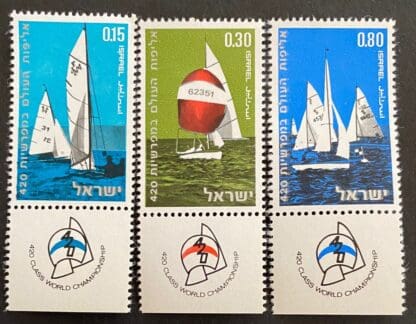 Israel Scott # 419-421 Mint Never Hinged w/tabs