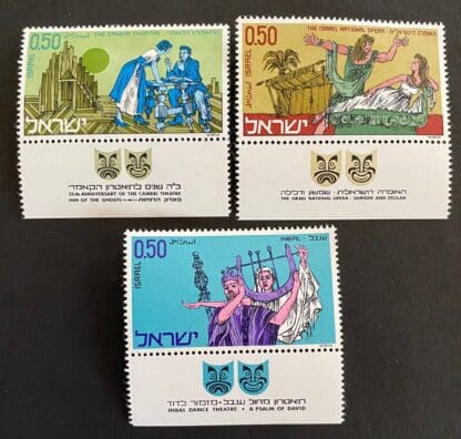 Israel Scott # 440-442 Mint Never Hinged w/tabs