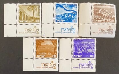 Israel Scott # 472A-474 Mint Never Hinged w/tabs