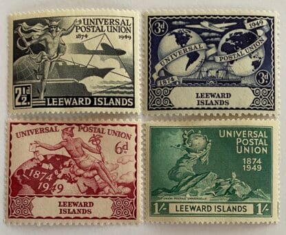 Leeward Islands Scott #126-129 Mint Hinged