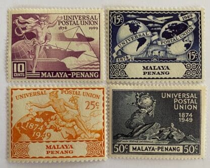 Malaya Penang Scott #23-26 Mint Hinged