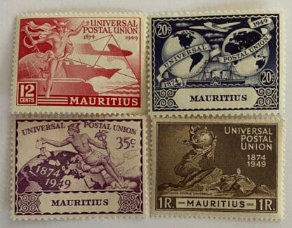 Mauritius Scott #231-234 Mint Never Hinged