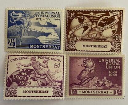 Montserrat Scott #108-111 Mint Never Hinged