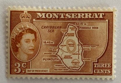 Montserrat Scott # 131 Mint Never Hinged