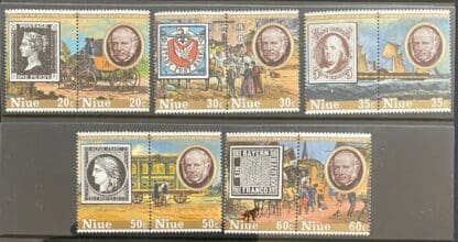 Niue  Scott # 241-245 Mint Never Hinged