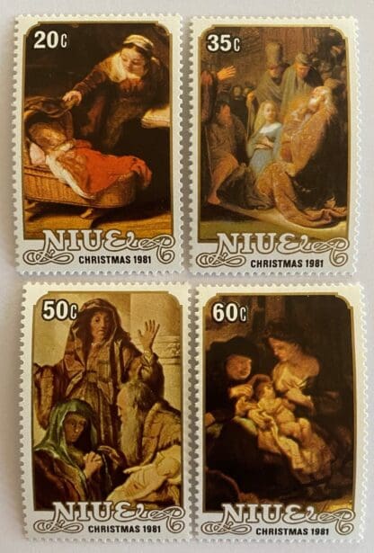 Niue 346-349 Mint Hinged