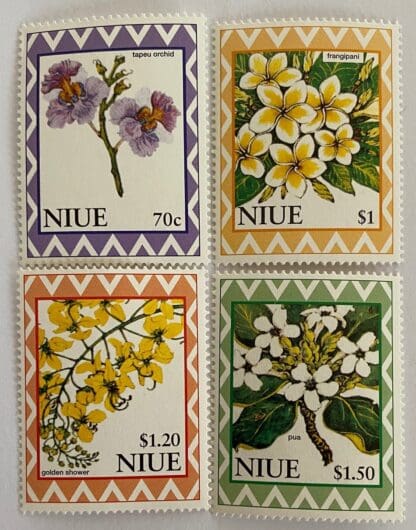 Niue  Scott # 672-675 Mint Never Hinged