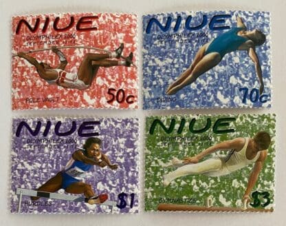 Niue  Scott # 748-751 Mint Never Hinged