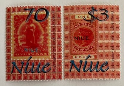 Niue  Scott # 753-754 Mint Never Hinged