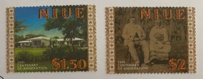 Niue  Scott # 763-764 Mint Never Hinged