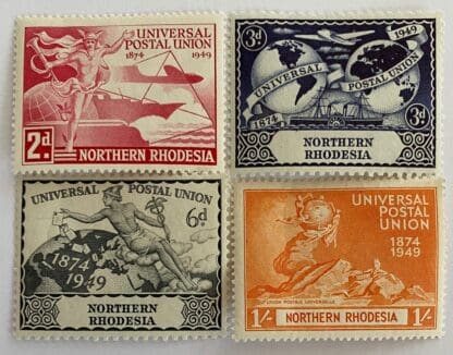 Northern Rhodesia Scott #50-53 Mint Never Hinged