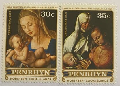 Penhryn Scott # 105-106 Mint  Hinged