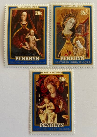 Penhryn Scott # 127-129  Mint Never Hinged