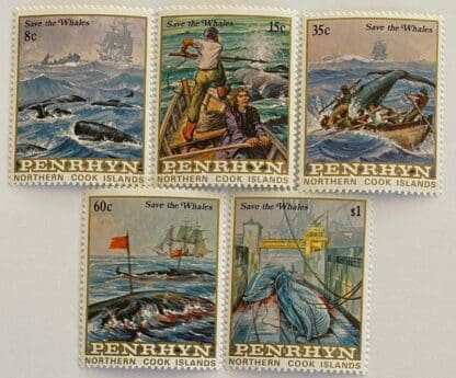 Penhryn Scott # 223-227 Mint Never Hinged