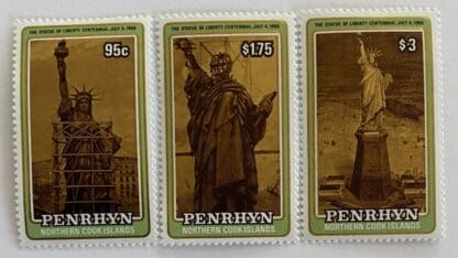 Penrhyn Scott # 340-342 Mint Hinged