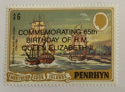 Penrhyn Scott # 395 Mint Never Hinged