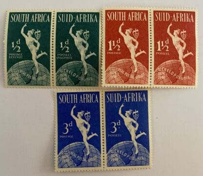 South Africa Scott #109-111 Mint Never Hinged