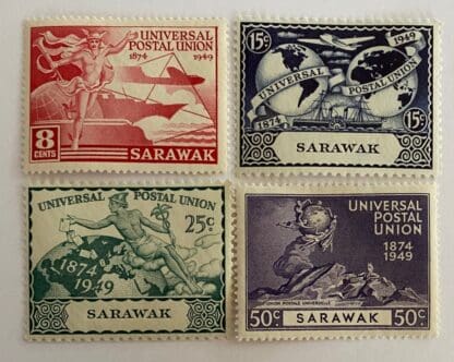 Sarawak Scott #176-179 Mint Never Hinged