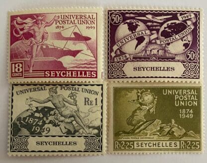 Seychelles Scott #153-156 Mint Never Hinged