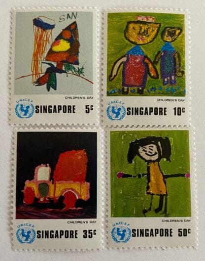 Singapore Scott # 218-221 Mint Never Hinged