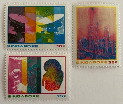 Singapore Scott # 229-231 Mint Never Hinged