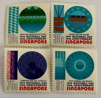 Singapore Scott # 232-235 Mint Never Hinged