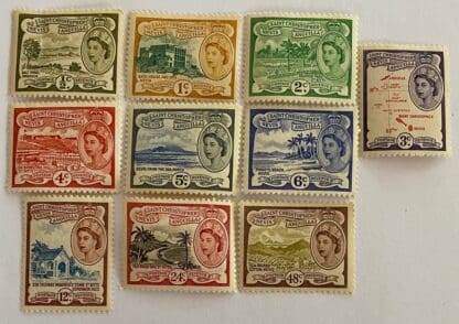 St. Kitts & Nevis Scott # 120-126//127-130 Mint Never Hinged