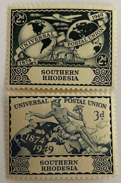 Southern Rhodesia Scott #71-72 Mint Never Hinged