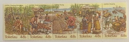 Tokelau Islands # 103 Mint Never Hinged Strip of 5