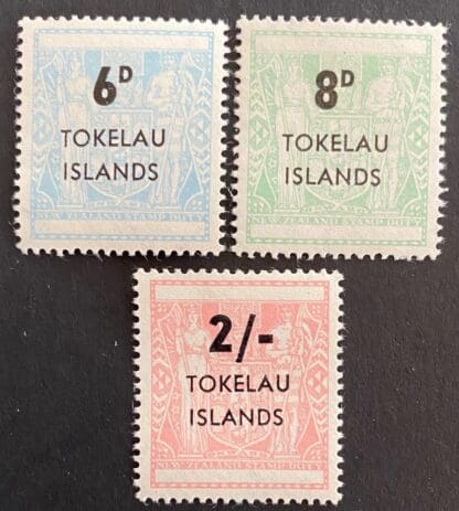 Tokelau # 6-8 Mint Never Hinged