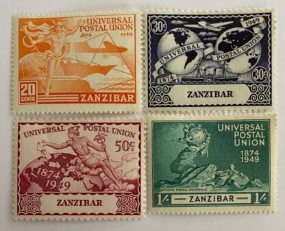 Zanzibar Scott #226-229 Mint Never Hinged