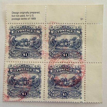 Scott # 2590 Used Plate Block