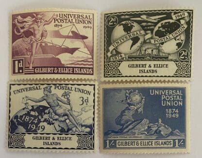 Gilbert & Ellice Islands  Scott # 56-59  Mint Never Hinged