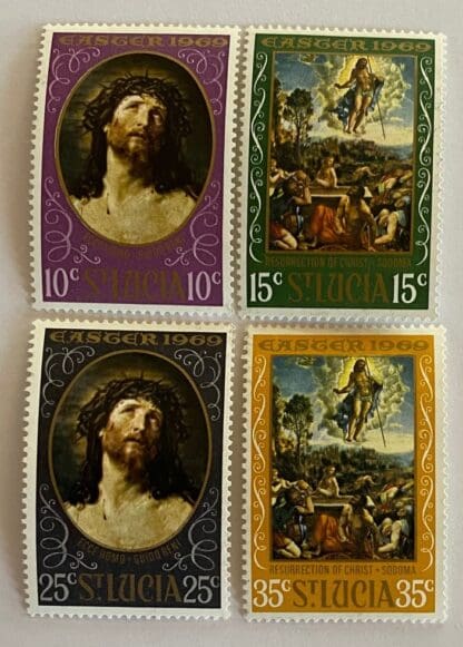 St. Lucia Scott # 245-248 Mint Never Hinged