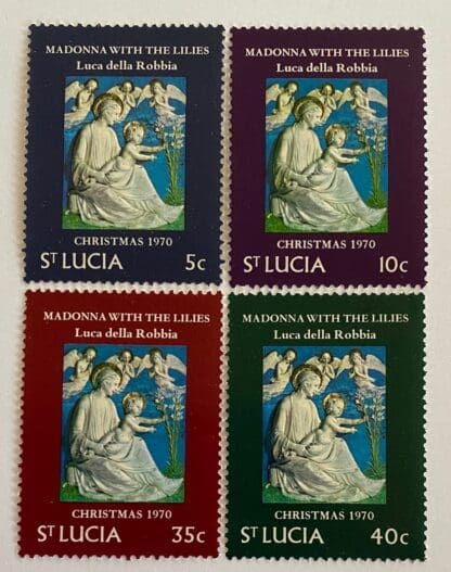 St. Lucia Scott # 286-289 Mint Hinged