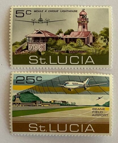 St. Lucia Scott # 294-295 Mint Hinged