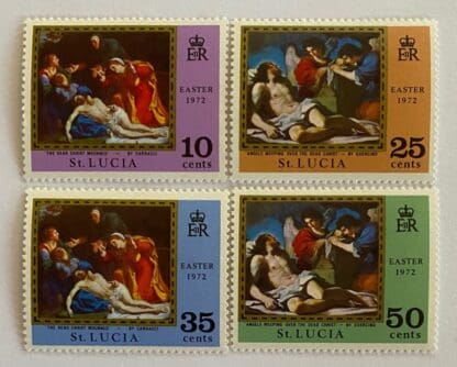 St. Lucia Scott # 312-315 Mint Hinged