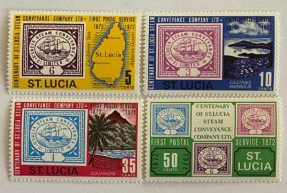 St. Lucia Scott # 320-323 Mint Hinged