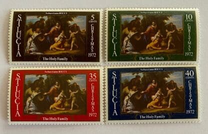 St. Lucia Scott # 324-327 Mint Hinged