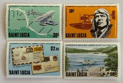 St. Lucia Scott # 469-472 Mint Never Hinged