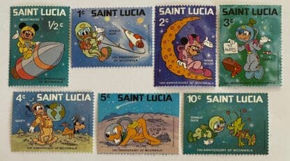 St. Lucia Scott # 491-498 Mint Hinged