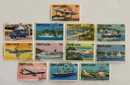 St. Lucia Scott # 504-515 Used