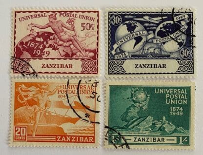 Zanzibar Scott #226-229 Used