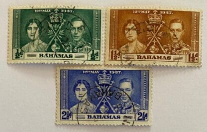 Bahamas Scott # 97-99 Used