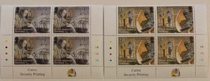 British Antarctic Territory Stock # Polar Research Mint Never Hinged Plate Block