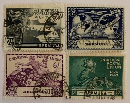 Bermuda Scott # 138-141 Used