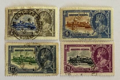 British Guiana Scott # 223-226 Used