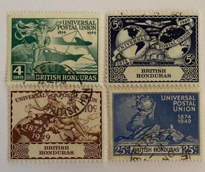 British Honduras # Scott #137-140 Used